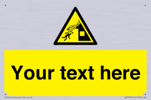 Custom warning roof avalanche